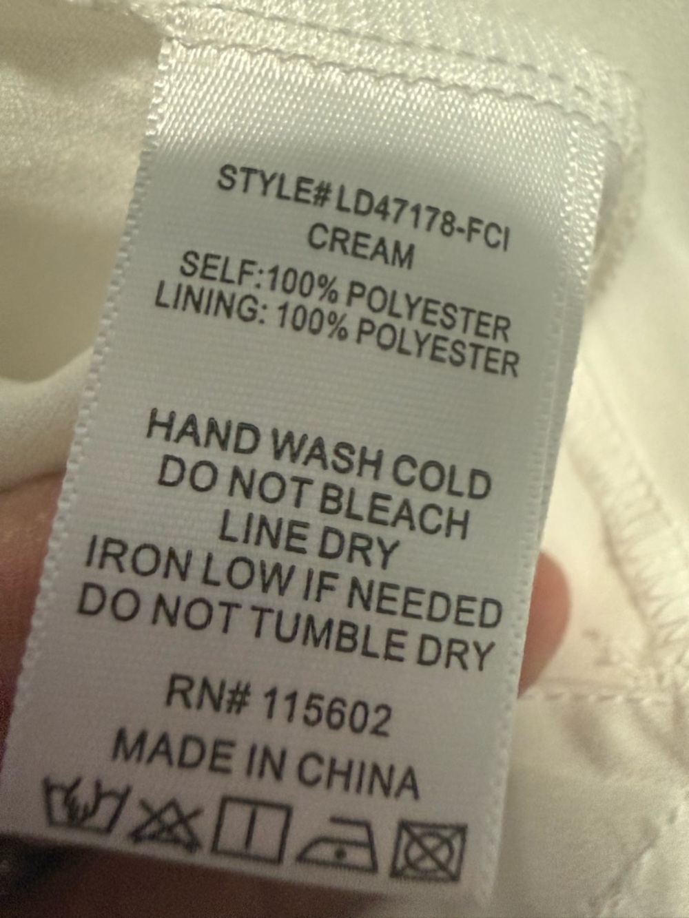 All in Favor White Rosette Spaghetti Strap Mini Dress Bridal shower (med) - Picture 16 of 16